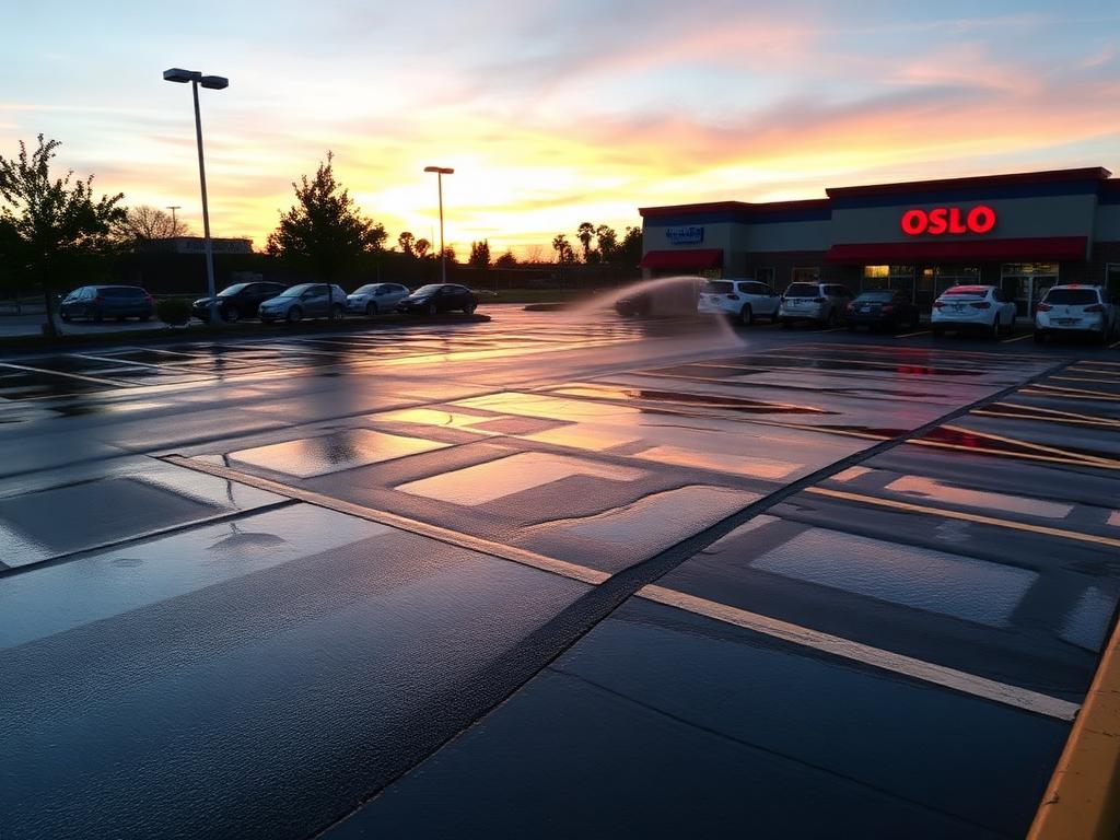 Parking lot and commercial pressure washing